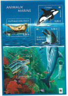 Nature De France. Faune Marine.  Bloc-feuillet Neuf **.  M/S Mint MNH ** - Nuovi