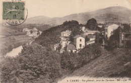 GU 25 -(64) CAMBO  LES BAINS  -   VUE GENERALE , PRISE DES TERRASSES - 2 SCANS - Cambo-les-Bains