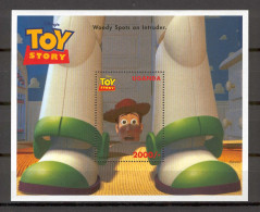 Disney Uganda 1997 Toy Story - Woody Spots An Intruder MS MNH - Disney