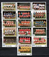 Gambia 1996 Football Soccer European Championship Set Of 16 + 8 S/s MNH - UEFA European Championship