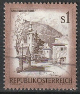 Série Paysages, Timbre Autriche Oblitéré "Kahlenbergerdorf" 1975 N° 1304 - Gebraucht