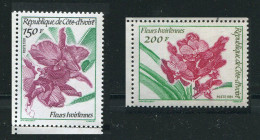 Cote D' Ivoire **  N° 886/887 - Fleurs Ivoiriennes - Ivory Coast (1960-...)