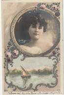 EP 27- DESPREZ, ARTISTE LYRIQUE - PORTRAIT DE L' ARTISTE PAR REUTLINGER - CARTE FANTAISIE COLORISEE- 2 SCANS - Artistes