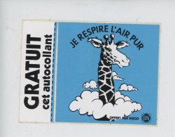 Autocollant Diego BN - Girafe  "je Respire L'air Pur" - Werbepostkarten