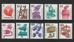 Bund Michel 694 A - 703 A Unfallverhütung ** - Unused Stamps