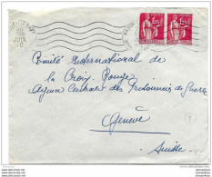 43-11 - Enveloppe Envoyée De Marseille Au Service Prisonniers De Guerre/Croix Rouge/Genève 1940 - 2. Weltkrieg