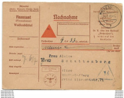 134 - 66 -  Formulaire "Nachnahme" Wolfenbüttel 1940" - WW2