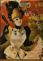 CPM-Affiche  BAL DE LA GRENOUILLÈRE Chatou Spectacle Cabaret  Danse Belle Époque Elégante à L'éventail*TBE - Inns