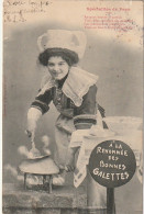 GU Nw - " SPECIALITES DE PAYS " - BRETONNE PREPARANT DES GALETTES - BERGERET , NANCY - 2 SCANS - Humour