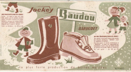 GU Nw - " BAUDOU  " - BOTTE JOCKEY , BRODEQUIN BAROUDET - CREATION EDIPRESS , GRENOBLE - IMP. BALAN , BORDEAUX - Chaussures