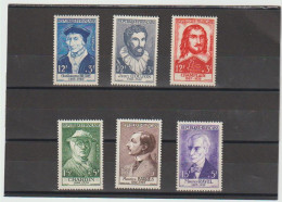 1956 N°1066 à 1071 Célébrités Série Ravel  NEUFS SANS GOMME - Unused Stamps