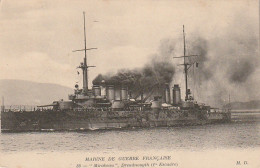 GU Nw - " MIRABEAU " - DREADNOUGTH ( 1re ESCADRE )- 2 SCANS - Warships