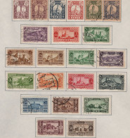 SYRIA - 0,1 - 50P 1930/31 DEFINITIVES Mi 333-354 - Siria