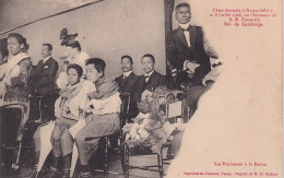 DE Nw27- FETES DONNEES A NANCY JUILLET 1906 , EN L'HONNEUR DE S. M. SISOWATH , ROI DU CAMBODGE - PRINCESSES A LA REVUE - Kambodscha