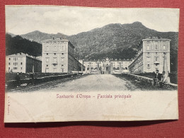 Cartolina - Santuario D'Oropa - Facciata Principale - 1900 Ca. - Biella