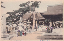 DE Nw27- KODZU TEMPLE , OSAKA - JAPAN - JAPON - ANIMATION - CARTE COLORISEE - Osaka