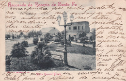 DE Nw28- RECUERDO DE ROSARIO DE SANTA FE - PLAZA GENERAL BROWN - ARGENTINA - OBLITERATION 1904 - Argentinië