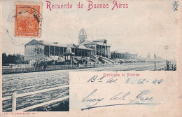 DE Nw28- HIPODROMO DE PALERMO - RECUERDO DE BUENOS AIRES -  ARGENTINA - OBLITERATION 1903 - Argentine