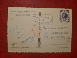 Carte MONACO 1970 62° CONGRES ESPERANTO MONTE CARLO - Cartas & Documentos