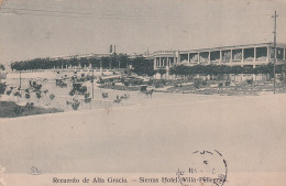 DE Nw28- SIERRAS HOTEL , VILLA PELLEGRINI - RECUERDO DE ALTA GRACIA -  ARGENTINA - Argentine