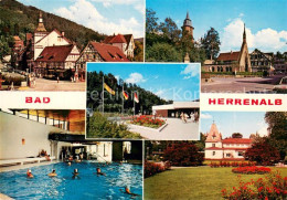 73779093 Bad Herrenalb Ortspartien Schwimmbad Kirche Bad Herrenalb - Bad Herrenalb