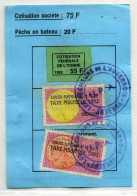 Fiscaux Permis De Pêche 1992 Yonne - Stamps