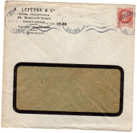 1943  CAD  Saint DENIS  "  A LEFEVRE & CIE  Bd Carnot " - Cartas & Documentos