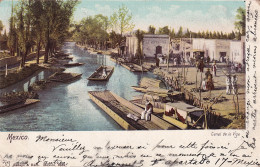 DE Nw29- CANAL DE LA VIGA - MEXICO - OBLITERATION 1902 - México