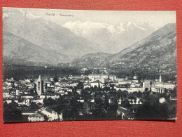 Cartolina - Aosta - Panorama - 1925  Ca. - Otros & Sin Clasificación