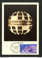 ANDORRE - ANDORRA - Carte MAXIMUM 1962 - Télécommunications Spatiales - TELSTAR - Cartes-Maximum (CM)