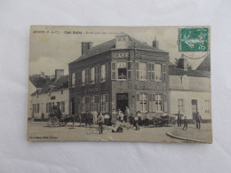 CPA CARTE POSTALE ANCIENNE ARDRES CAFE BARA AU PROGRES DEVANTURE CALAIS AUDRUICQ GUINES SNAPSHOT - Ardres