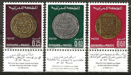 MAROC: **, N° YT 579, 580 Et 581, Bdf, TB - Marokko (1956-...)