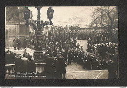 BELGIQUE - BRUXELLES - Carte Photo - SM Le Roi Et Le Bourg MAX Au Tombeau Du Soldat Inconnu - 1922 - Feste, Eventi