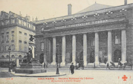 CPA. [75] > TOUT PARIS > N° 140 M - Théâtre National De L'Odéon - Monument D'Emile Augier (VIe Arrt.) - 1910 - TBE - Paris (06)