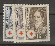 1936 MNH Finland Mi 194-96, Postfris** - Unused Stamps