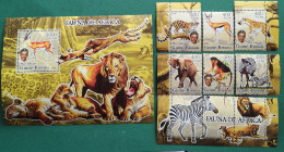 Guinea Bissau 2005 Wildlebende Säugetiere Und A.Schweitzer Klbg 6v** +Block 1v** - Mosambik