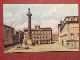 Cartolina - Roma - Piazza Colonna - Pubblicità Amaro Felsina Ramazzotti - 1930 - Otros & Sin Clasificación