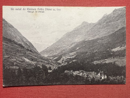 Cartolina - Un Salut De Rhemes Notre Dame - Village De Pellau  1920 Ca. - Ohne Zuordnung