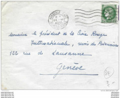 64 - 34 - Enveloppe Envoyée De Marseille à L'agence Prisonniers De Guerre Croix-Rouge Genève 1940 - Guerre De 1939-45