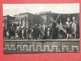 Cartolina - La Passione Di N. S. Gesù Cristo Allo Stadium Di Torino  - 1923 - Other & Unclassified
