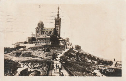 13-Marseille  Notre-Dame De La Garde - Notre-Dame De La Garde, Funicular Y Virgen
