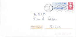 C80 - REUNION - ENTIER MARIANNE DE BRIAT SUR LETTRE DE SAINT PIERRE DU 24/02/97 - Storia Postale