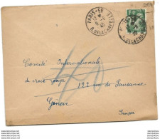 221 - 91 - Enveloppe Envoyée De Paris à La Croix Rouge Genève 1940 - Agence Prisonniers De Guerre - Guerre De 1939-45