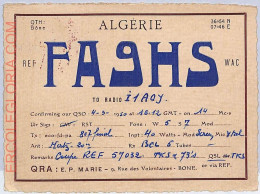 Ad8995 - ALGERIA - RADIO FREQUENCY CARD - 1950 - Radio