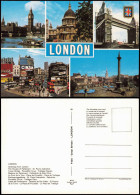 Postcard London Mehrbildkarte Mit Sehenswürdigkeiten 1980 - Sonstige & Ohne Zuordnung