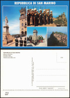 San Marino Mehrbild-AK U.a. Milizia Uniformata   Veduta Aerea Della Città 1980 - San Marino