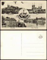 Ansichtskarte Bamberg Michaelsberg, Dom, Concordia, Klein Venedig 1968 - Bamberg