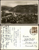 Bingen Am Rhein Panorama Rhein Mit  1948   Frankiert Mit 10 Pf. Rheinland-Pfalz - Bingen