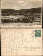 Bodenmais Panorama-Ansicht, Bayrischer Wald, M. Arber 1458m. 1955 - Bodenmais