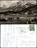 Ansichtskarte Mittenwald Umlandansicht Lautersee M. Karwendel 1957 - Mittenwald